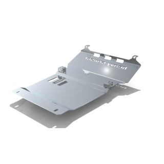 Osłona silnika,chłodnic i przedniego mostu Mitsubishi L200 Triton 2015-2019 bez płyty montażowej wyciągarki aluminiowa