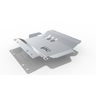 Osłona przedniego mostu i miski olejowej Offroad Nissan Pathfinder R51 2005-2013 aluminiowa