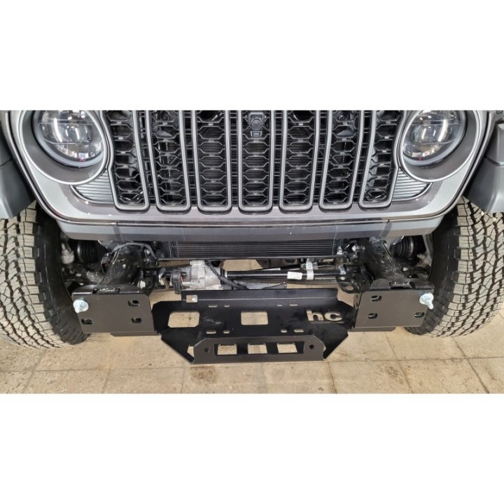 Jeep Wrangler JL 4XE plug-in Hybrid 2024 - płyta montażowa wyciągarki HD pod zderzak EU