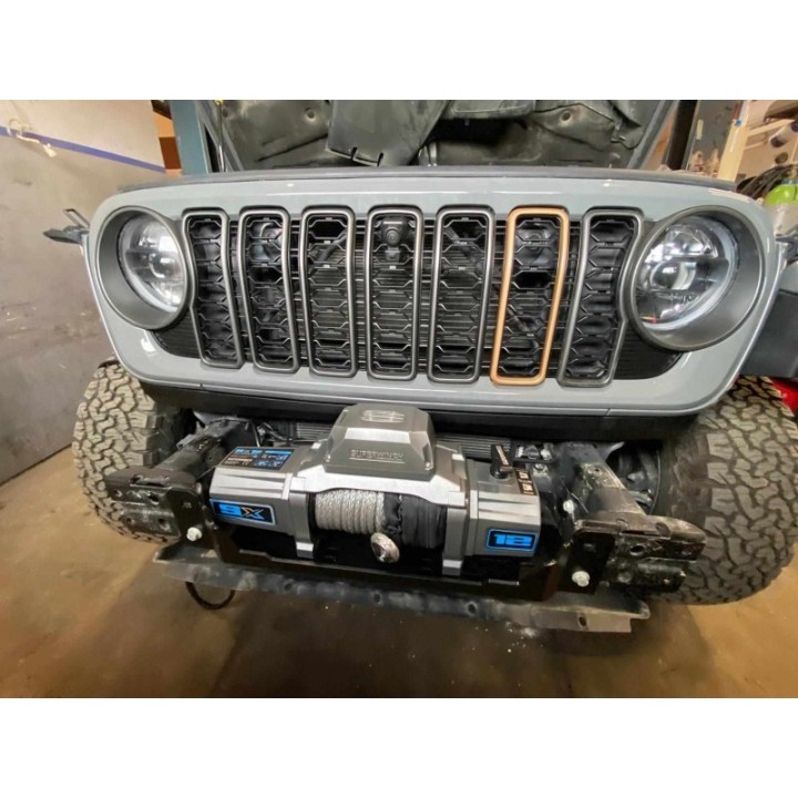 Jeep Wrangler JL 392 V8 6.4  2021 - płyta montażowa wyciagarki HD do zderzaka stalowego "anniversary"
