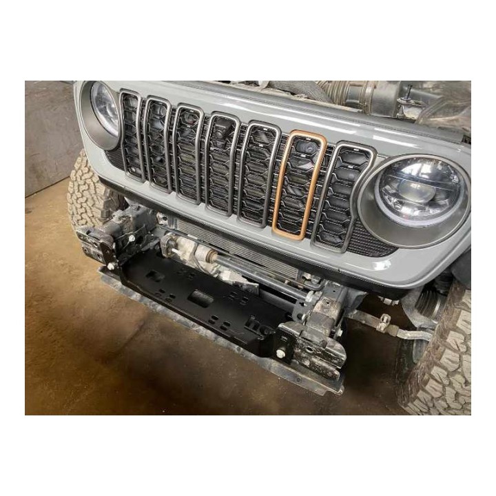 Jeep Wrangler JL 392 V8 6.4  2021 - płyta montażowa wyciagarki HD do zderzaka stalowego "anniversary"