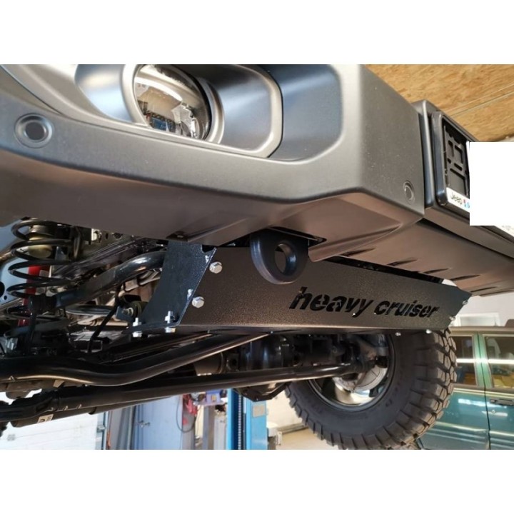 Osłona chłodnic i stabilizatora HD Jeep Wrangler JL JLU 2018 - czarna