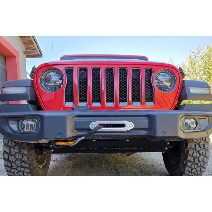 Osłona chłodnic i stabilizatora HD Jeep Wrangler JL JLU 2018 - czarna