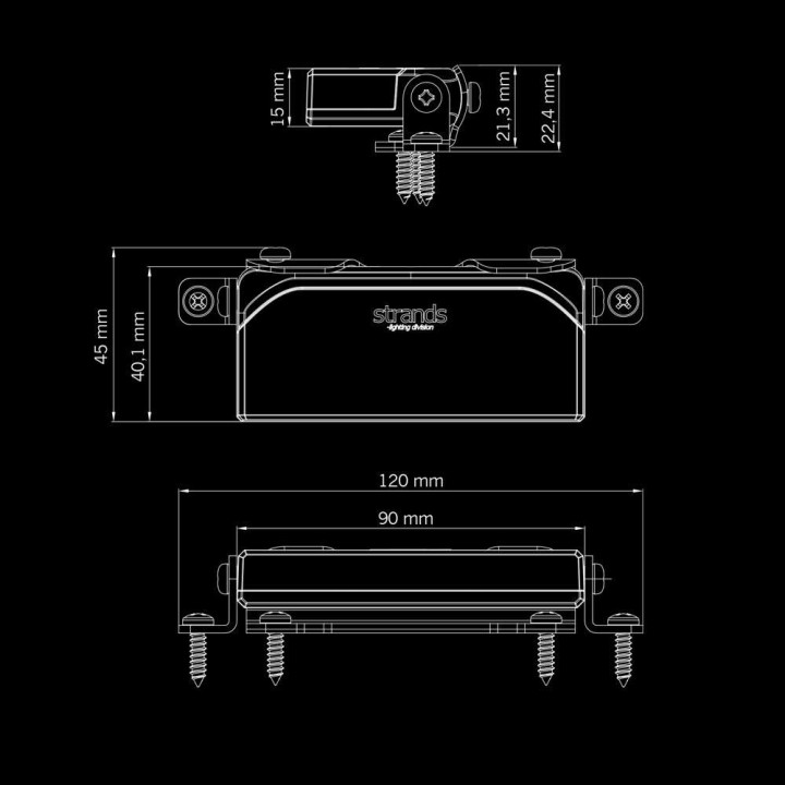 Lampa robocza LED Unity Ultra Flat 22W 1370 lm