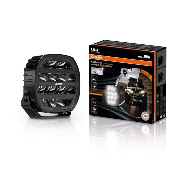 OSRAM Cube MX180-CB AMBER EXTREME | Homologowana lampa drogowa LED 7000 lm