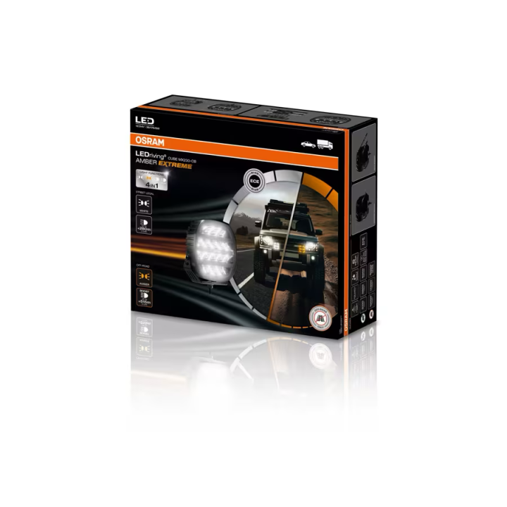 OSRAM Cube MX230-CB AMBER EXTREME  reflektor dalekosiężny LED 220 mm, Combo - ujęcie 10
