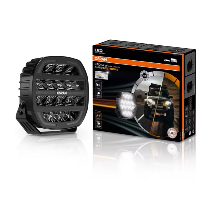 OSRAM Cube MX230-CB AMBER EXTREME  reflektor dalekosiężny LED 220 mm, Combo - ujęcie 11