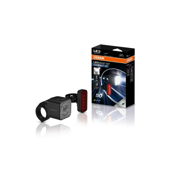 OSRAM LEDsBIKE COMPACT 50 SET – lampki rowerowe 50 lx