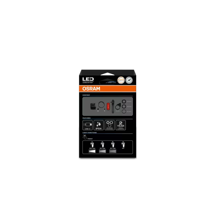 OSRAM LEDsBIKE COMPACT 50 SET – lampki rowerowe 50 lx
