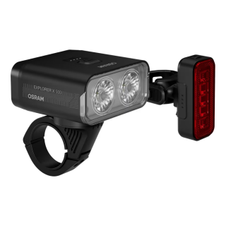 OSRAM LEDsBIKE EXPLORER X 500 SET – zestaw lampek rowerowych LED 500 lm, USB-C, IP54