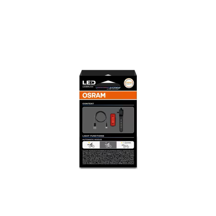 OSRAM LEDsBIKE COMPACT REAR – tylna lampka rowerowa LED z funkcją hamowania - ujęcie 10