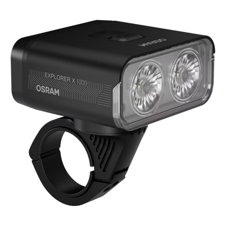 OSRAM LEDsBIKE EXPLORER X 1000 SET – zestaw lamp rowerowych LED, 1 000 lm, USB-C - ujęcie 3