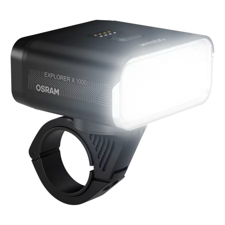 OSRAM LEDsBIKE EXPLORER X 1000 SET – zestaw lamp rowerowych LED, 1 000 lm, USB-C - ujęcie 4