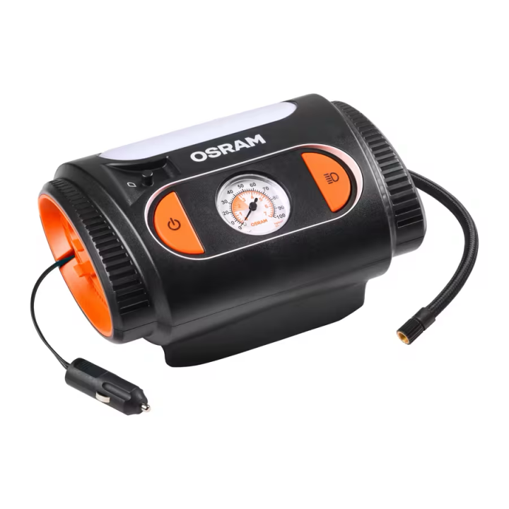 OSRAM TYREinflate 2110 OTI2110 – kompresor do opon 12 V z manometrem analogowym