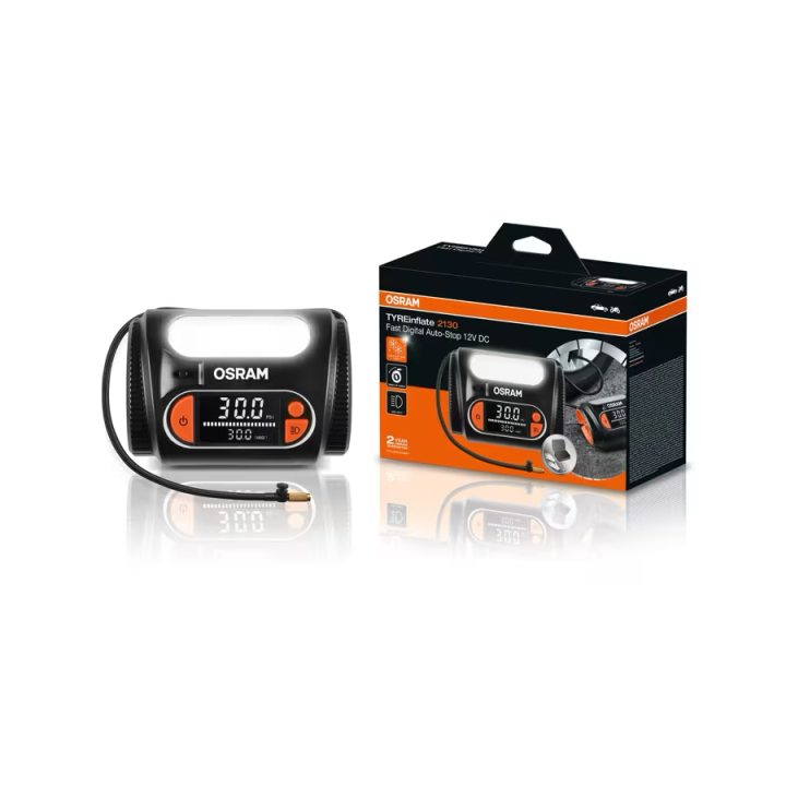 OSRAM TYREinflate 2130 OTI2130 – kompresor samochodowy 12 V z Auto-Stop - ujęcie 2