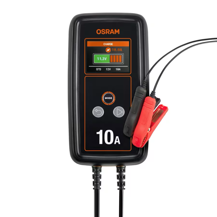 OSRAM BATTERYcharge 1010 – inteligentny prostownik 10 A, 12/24 V