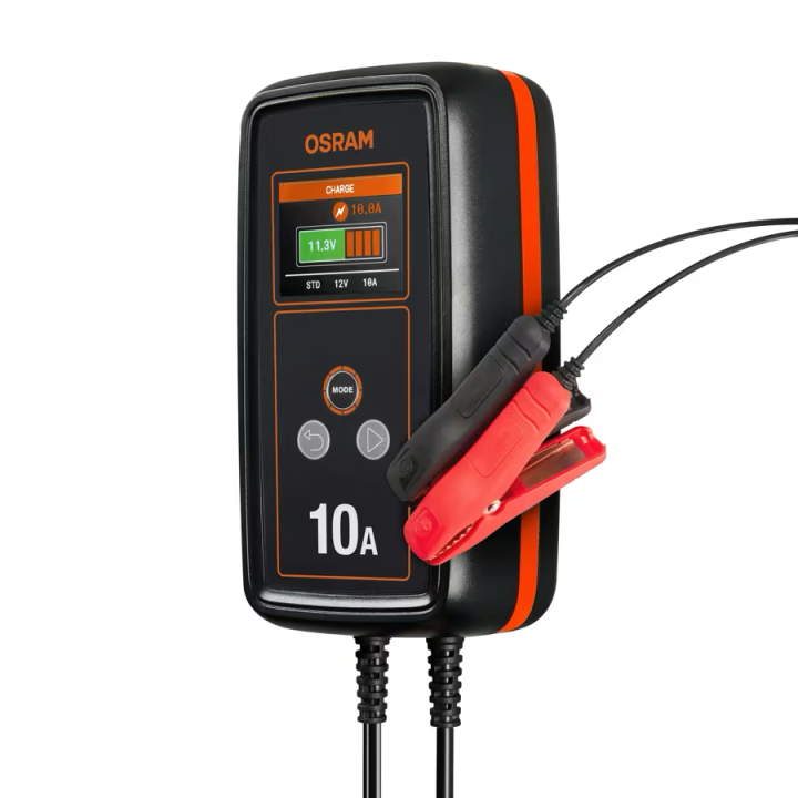 OSRAM BATTERYcharge 1010 – inteligentny prostownik 10 A, 12/24 V - ujęcie 2