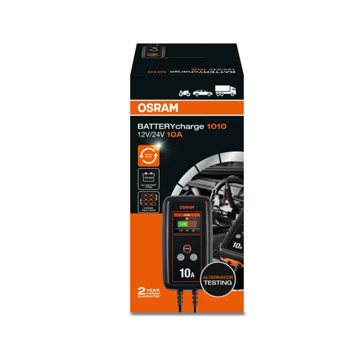 OSRAM BATTERYcharge 1010 – inteligentny prostownik 10 A, 12/24 V - ujęcie 18