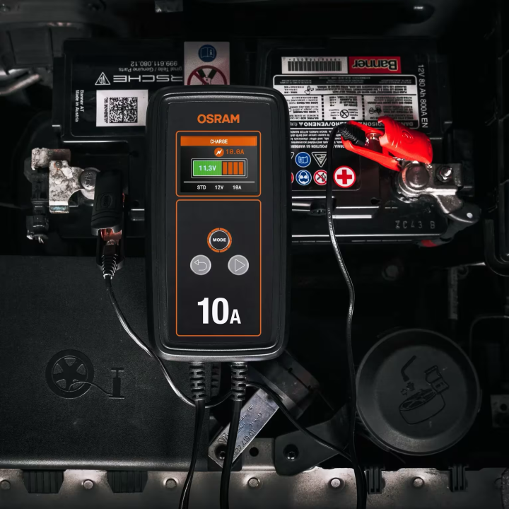 OSRAM BATTERYcharge 1010 – inteligentny prostownik 10 A, 12/24 V - ujęcie 21