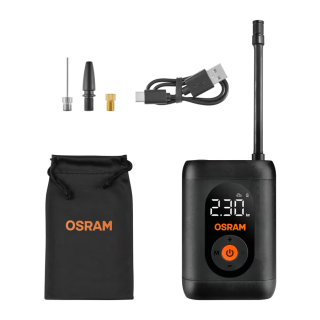 OSRAM TYREinflate 1600 ESSENTIAL – akumulatorowy kompresor do opon USB-C, 7 bar