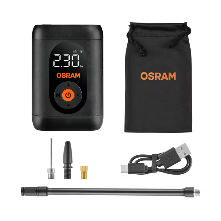 OSRAM TYREinflate 1600 ESSENTIAL – akumulatorowy kompresor do opon USB-C, 7 bar - ujęcie 22
