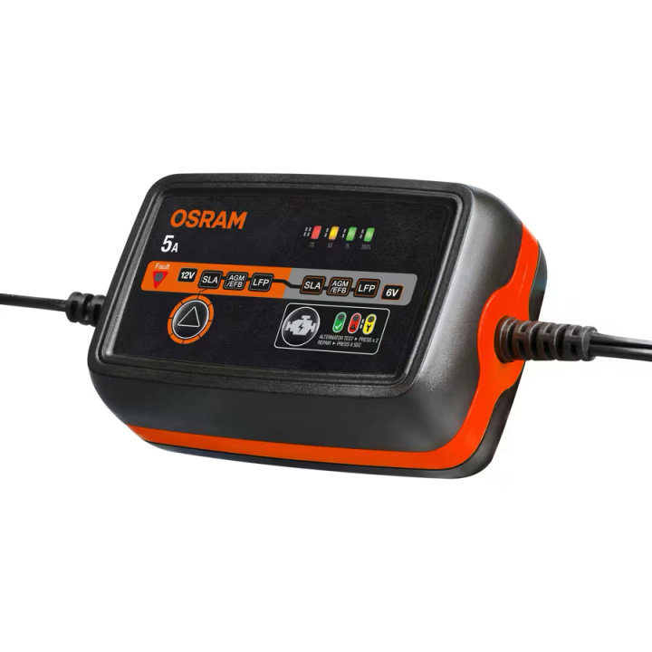 OSRAM BATTERYcharge 1005 – inteligentny prostownik 5 A, 6/12 V, 4–120 Ah - ujęcie 21