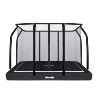 VIRTUFIT TRAMPOLINA OGRODOWA DO WKOPANIA 183 x 274 CM Z SIATKĄ