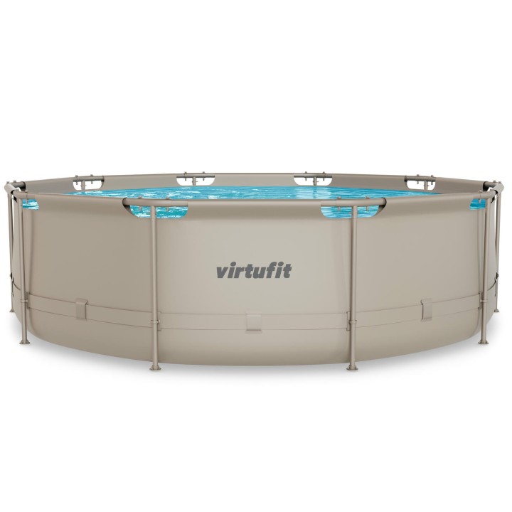 VIRTUFIT OKRĄGŁY BASEN 366 CM Z POMPĄ FILTRUJĄCĄ BEŻOWY