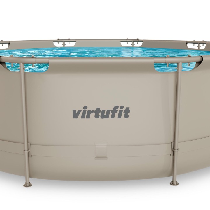 VIRTUFIT OKRĄGŁY BASEN 366 CM Z POMPĄ FILTRUJĄCĄ BEŻOWY