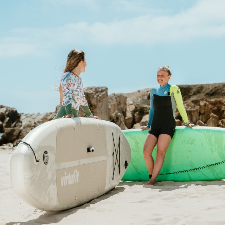 VIRTUFIT DESKA SUP OCEAN 275 Z AKCESORIAMI CZARNY