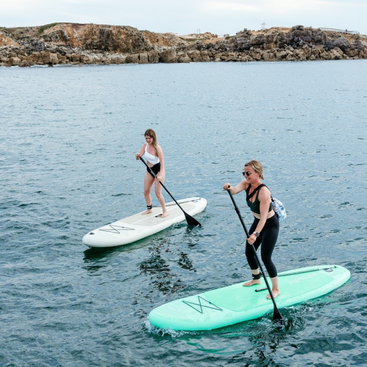VIRTUFIT DESKA SUP SURFER 305 Z ŻAGLEM I AKCESORIAMI RÓŻOWY
