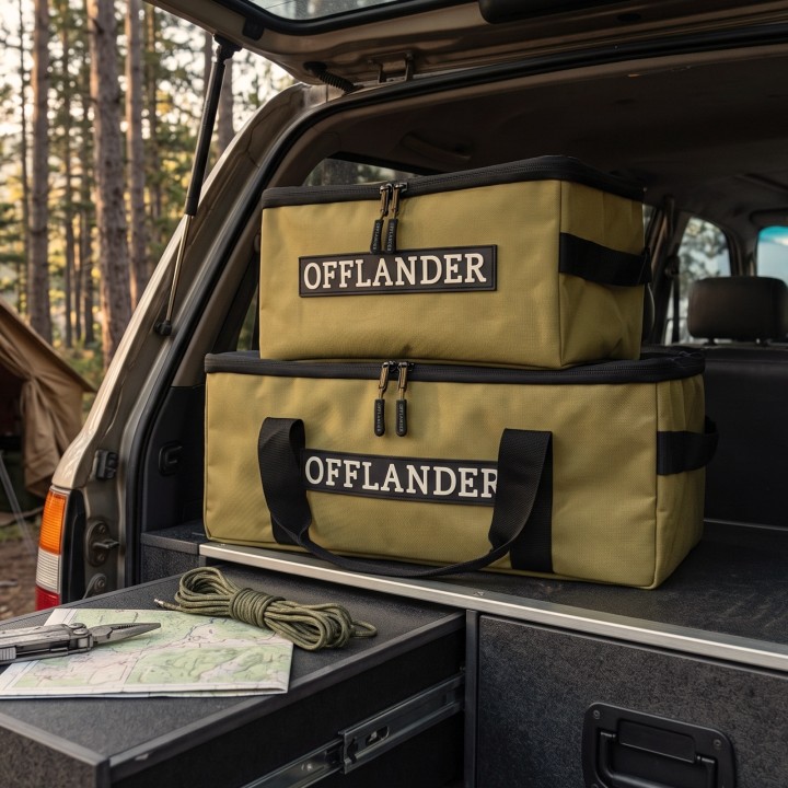 OFFLANDER TORBA ZAMYKANA Z PRZEZROCZYSTĄ GÓRĄ PVC 14 L