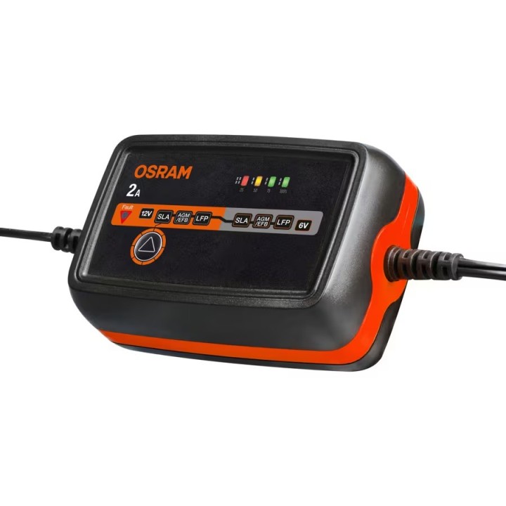OSRAM BATTERYcharge 1002 – inteligentny prostownik 6/12 V, 2 A, IP65 - ujęcie 3
