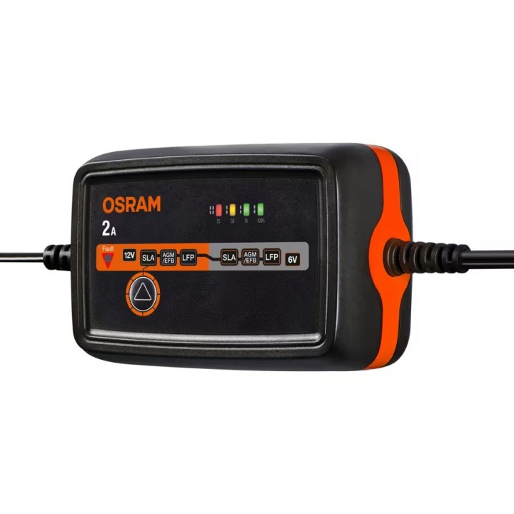 OSRAM BATTERYcharge 1002 – inteligentny prostownik 6/12 V, 2 A, IP65 - ujęcie 2