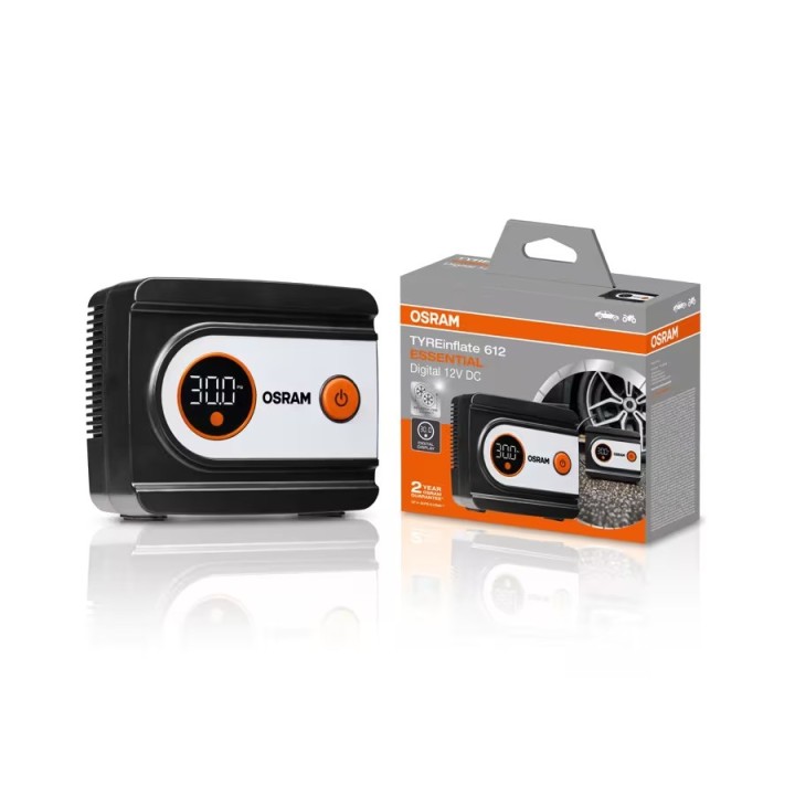 OSRAM TYREinflate 612 ESSENTIAL OTI612ESN – cyfrowy kompresor do opon 12 V, 6,9 bar - ujęcie 7