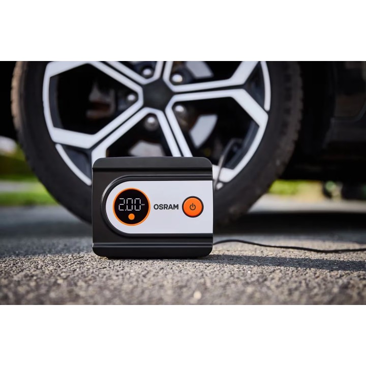 OSRAM TYREinflate 612 ESSENTIAL OTI612ESN – cyfrowy kompresor do opon 12 V, 6,9 bar - ujęcie 8