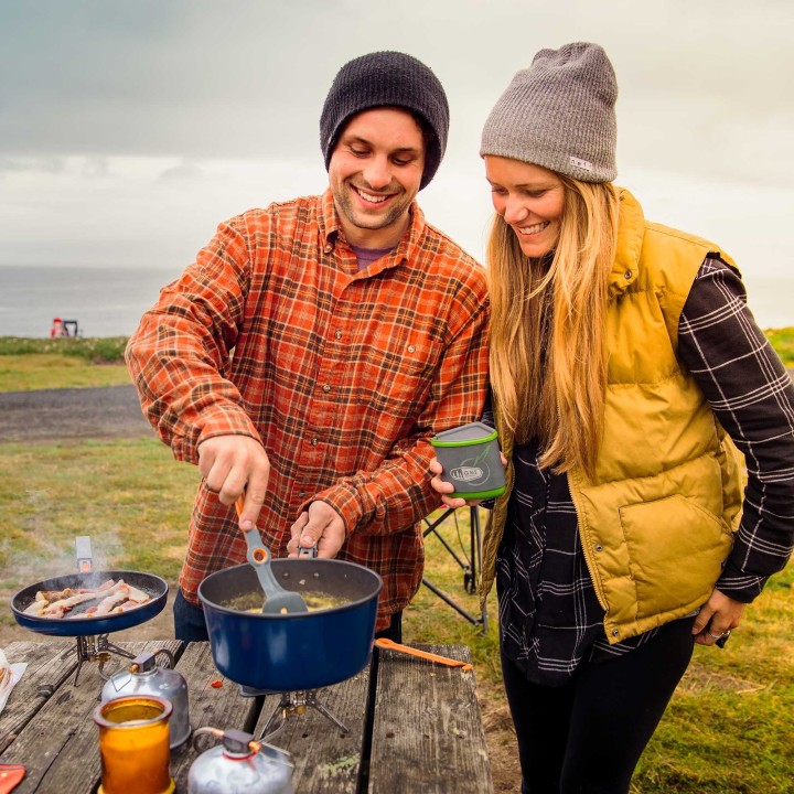 GSI Outdoors Bugaboo Ceramic Base Camper – zestaw garnków