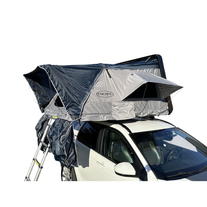 Escape VARIO 210 cm szary, czarna pokrywa – namiot dachowy