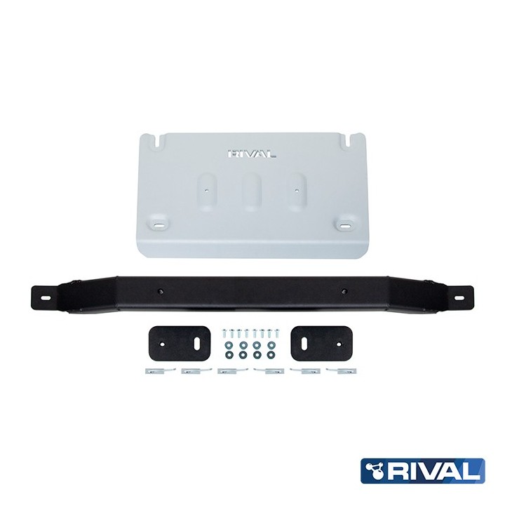 RIVAL 2333.1887.2 – aluminiowa osłona skrzyni rozdzielczej 4 mm, Ranger/Raptor/Everest 2022+, Amarok 2023+