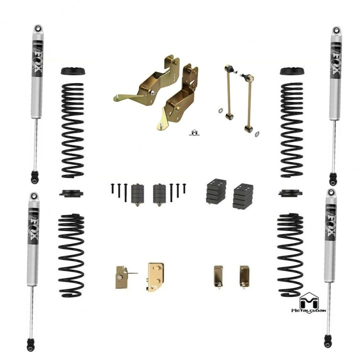 Zestaw Liftu 2,5 Jeep Wrangler JL Rubicon 4D Metalcloak FOX