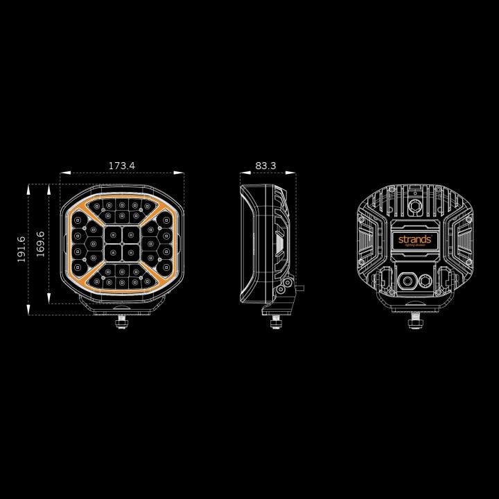 Reflektor LED Strands Siberia X 7" 270960
