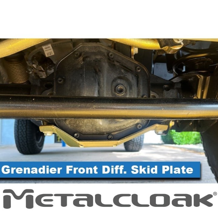 Osłona przedniego dyferencjału MetalCloak – Ineos Grenadier, stal 3/16″ - ujęcie 2