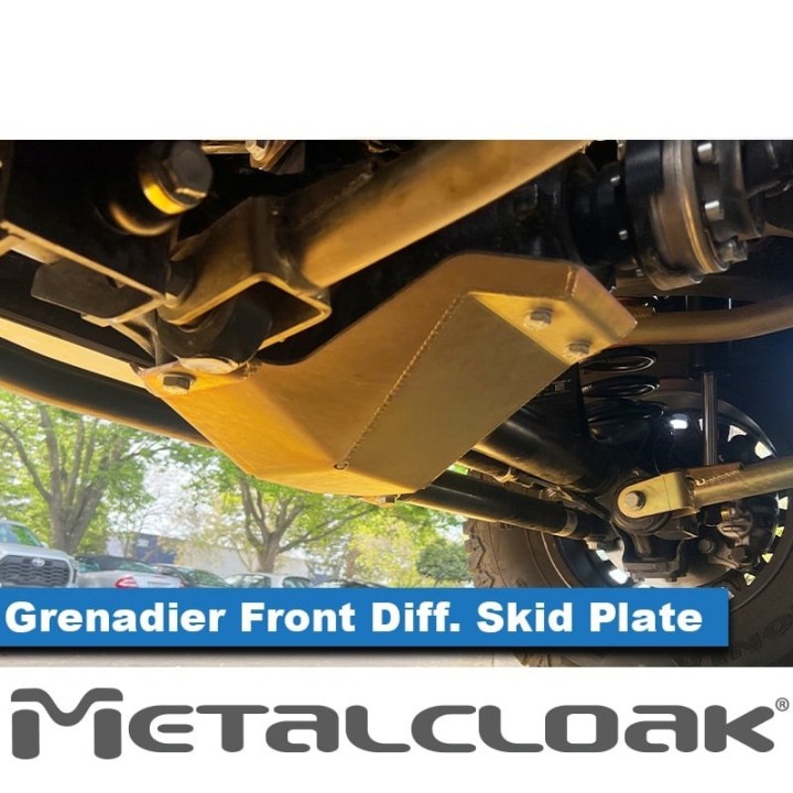 Osłona przedniego dyferencjału MetalCloak – Ineos Grenadier, stal 3/16″ - ujęcie 3
