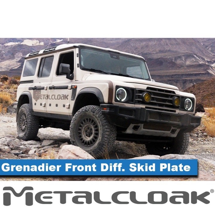 Osłona przedniego dyferencjału MetalCloak – Ineos Grenadier, stal 3/16″ - ujęcie 6