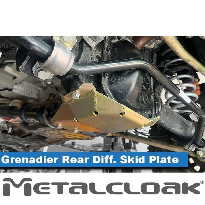 Osłona tylnego dyferencjału MetalCloak – Ineos Grenadier, stal 3/16″ - ujęcie 4