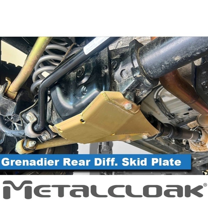 Osłona tylnego dyferencjału MetalCloak – Ineos Grenadier, stal 3/16″ - ujęcie 6