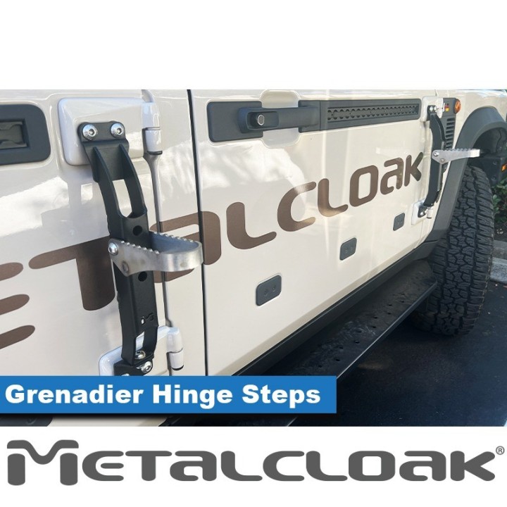 MetalCloak Rocklander – stopnie na zawiasach, Ineos Grenadier, para - ujęcie 3