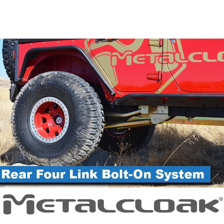 Długie wahacze tylne MetalCloak – Jeep Wrangler JK, 4-link