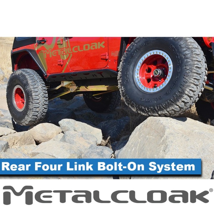 Długie wahacze tylne MetalCloak – Jeep Wrangler JK, 4-link