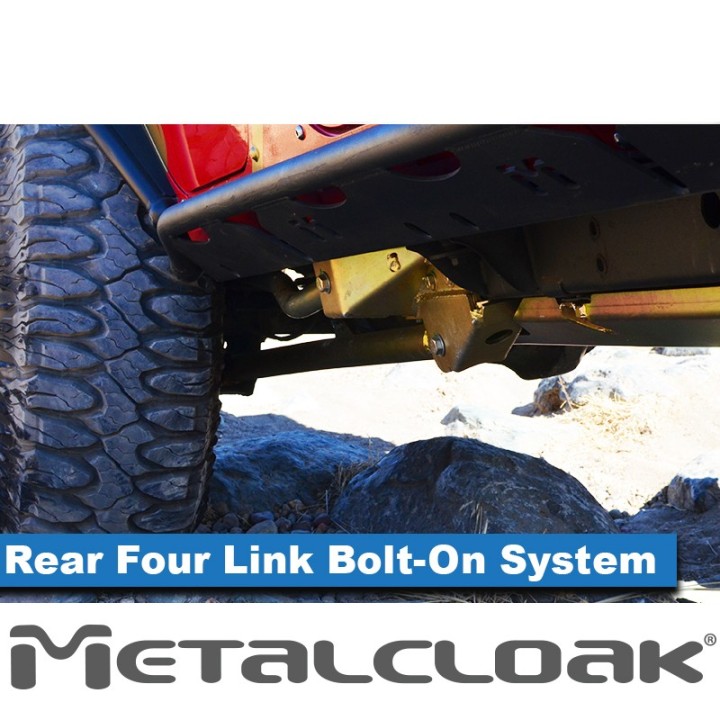 Długie wahacze tylne MetalCloak – Jeep Wrangler JK, 4-link